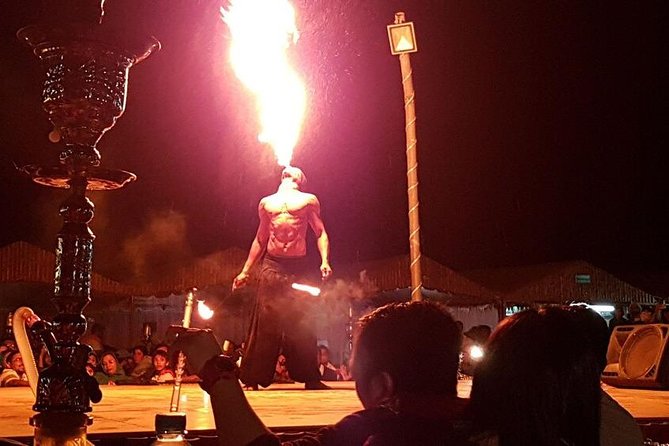 Dubai Desert Safari & BBQ Dinner With Live Belly Dance,Fire Show, Tanura Show - Bedouin Camp and Cultural Show