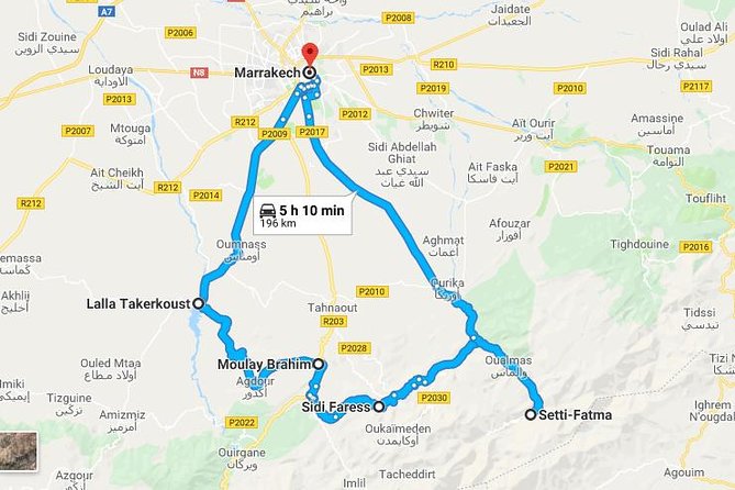 Excursion 3 Valleys - Berber Lunch - Tour Duration