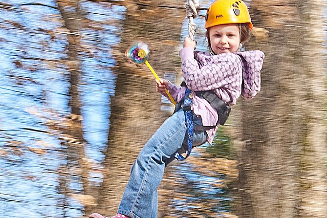 Fontanel Zipline Forest Adventure at Nashville North - Getting to the Zipline Tour