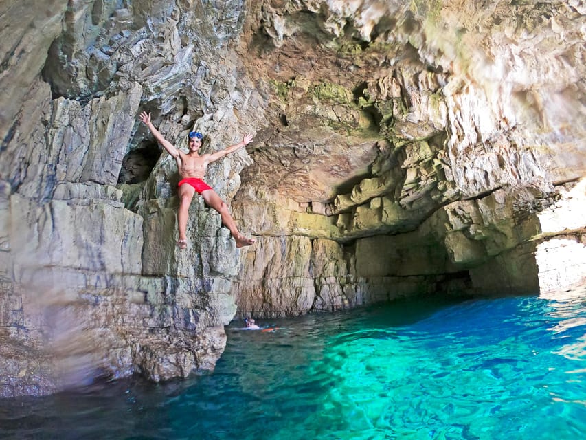 From Fazana: Private Blue Cave Snorkel & Lagoons Np Brijuni - Scenic Views During Travel