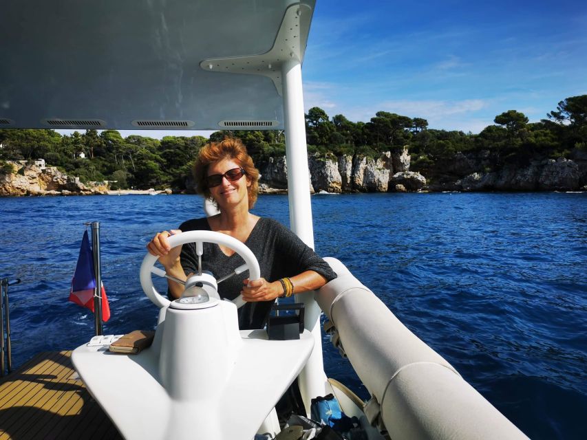 From Juan Les Pins: Private French Riviera Solar Boat Cruise - Booking and Meeting Details