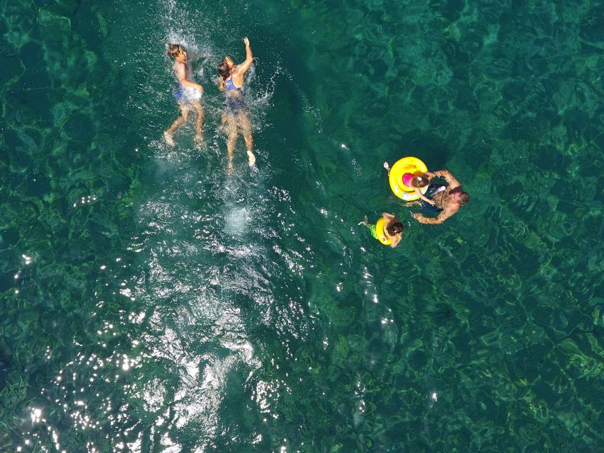 From Marmaris: Day Trip by Glass Bottom Semi Submarine - Relaxing on the Upper Deck