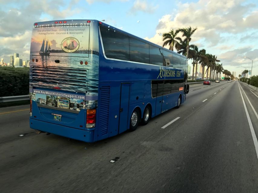 From Miami: Key West Bus Tour - Return to Miami