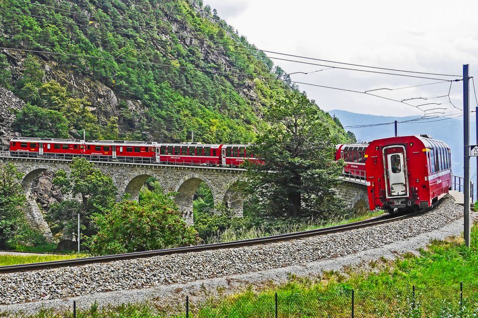 From Milan: Lake Como Cruise, St. Moritz & Bernina Red Train - Scenic Beauty and Landscapes