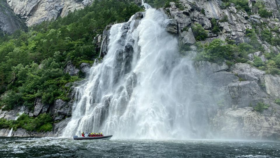 From Stavanger: Lysefjord Sightseeing RIB Boat Tour - Multilingual Audio Guide