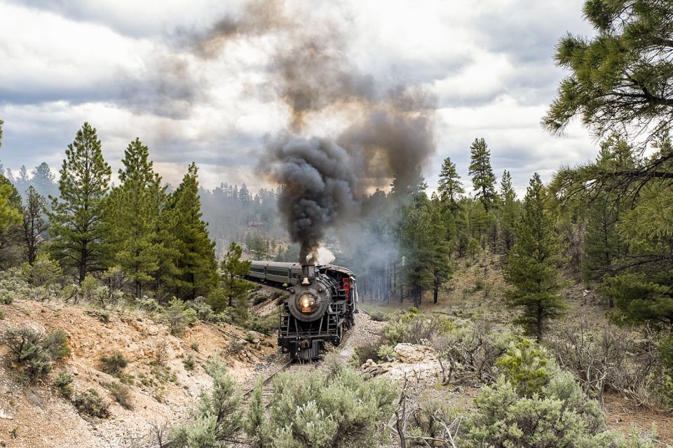 From Williams: Grand Canyon Railway Round-Trip Train Ticket - Scenic Arizona Countryside