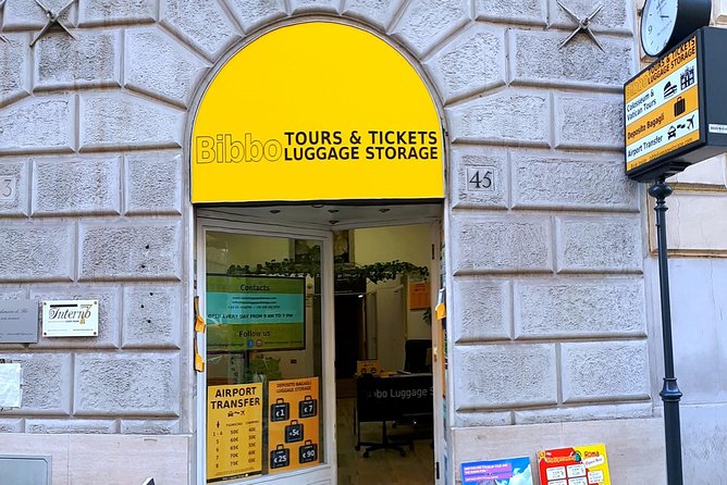 Luggage Storage in Rome City Center - Cancellation Policy Details