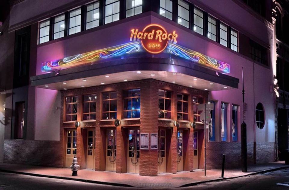 Meal at the Hard Rock Cafe New Orleans - Highlights of the Experience