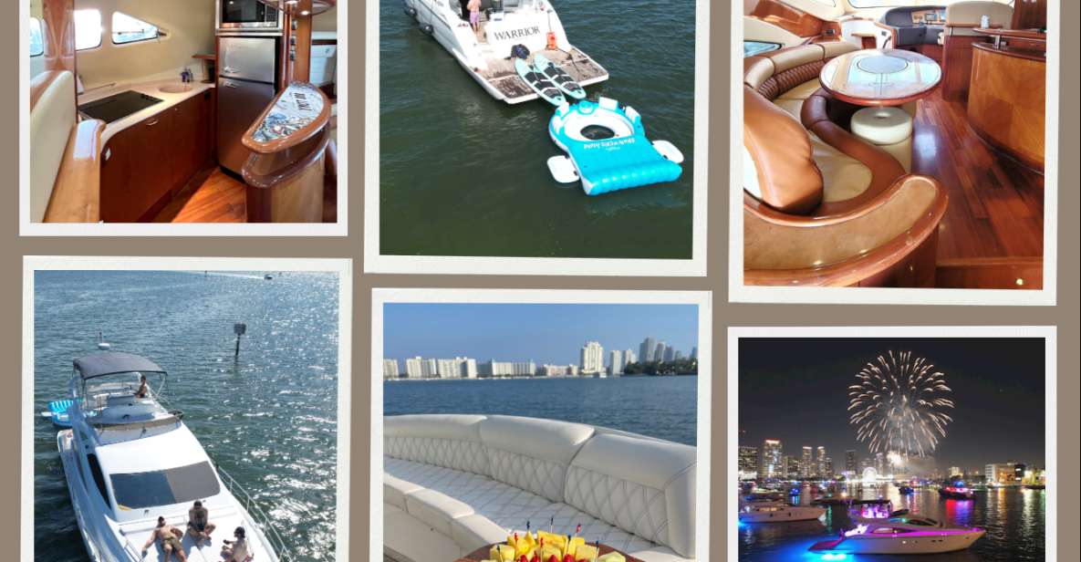 Miami Yacht Rental With Jetski, Paddleboards, Inflatables - Exceptional Service