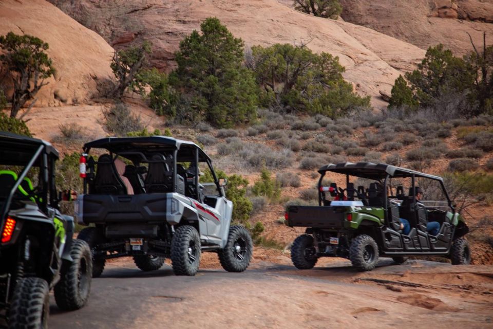 Moab: Self-Driven Guided Sunset UTV Tour to Fins N Things - Frequently Asked Questions