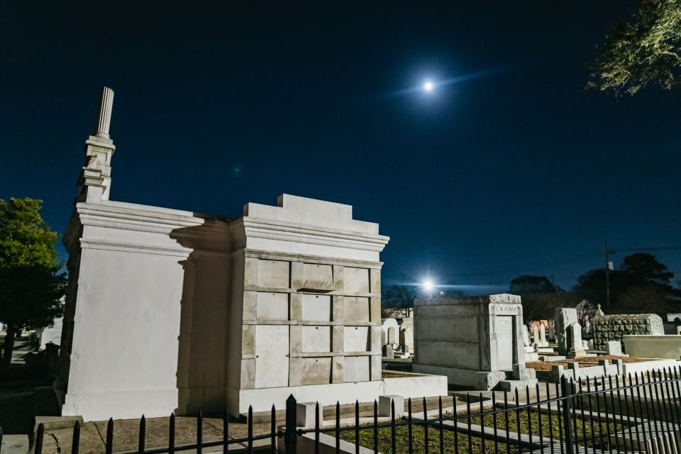 New Orleans: Cemetery Bus Tour at Dark With Exclusive Access - EMF Readers and Ghost Videos