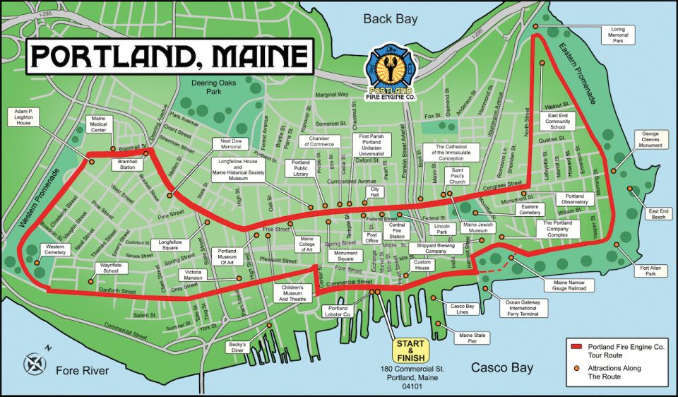 Portland, Maine: Tour in Vintage Fire Engine - Booking and Cancellation