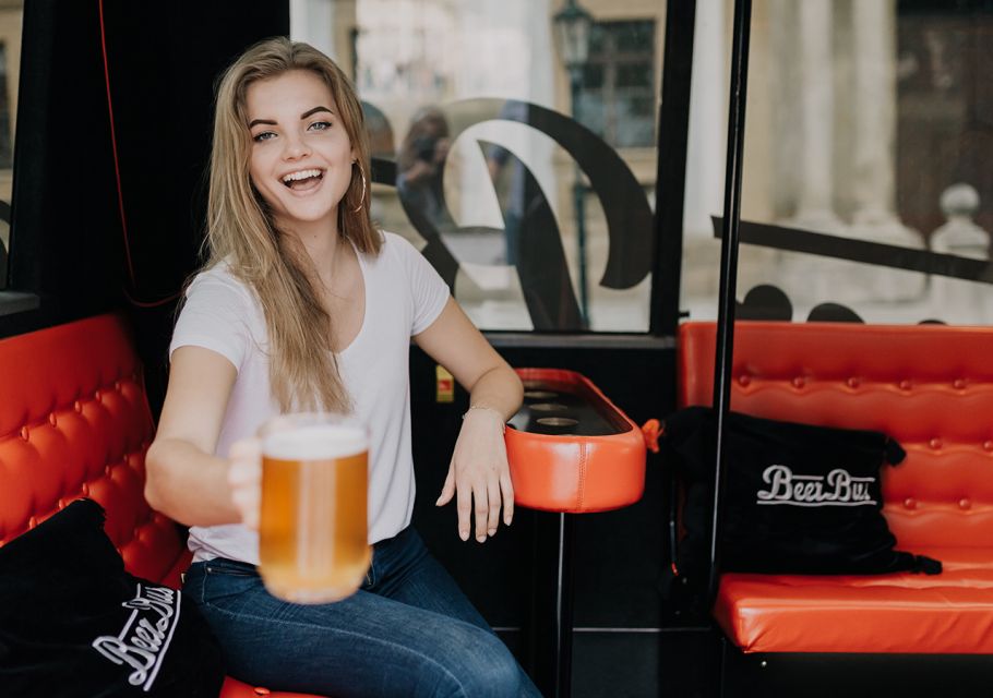 Prague: Airport Transfer Beer Party Bus With Unlimited Beer - Group Policies and Requirements