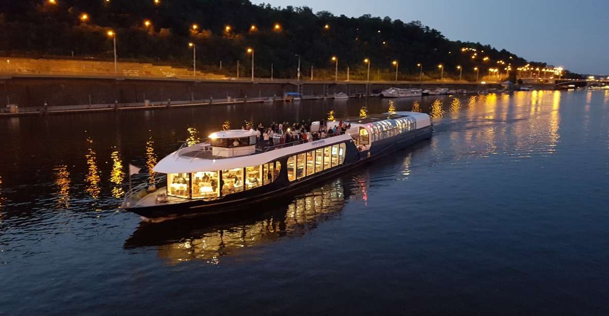 Prague: City Tour and Dinner Cruise With Hotel Pickup - Tour Duration and Schedule