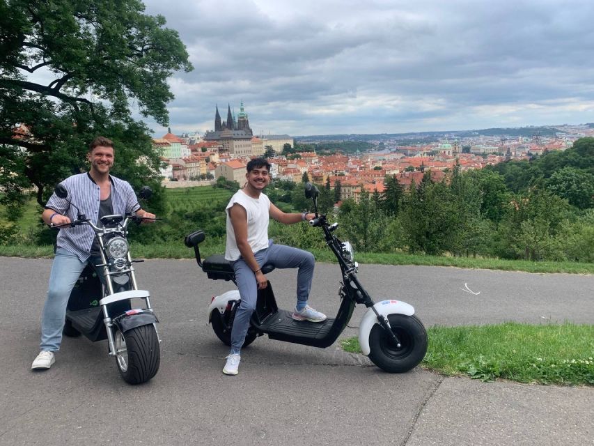 Prague: Guided Fat Tire E-Scooter or E-Bike Tour - Taste Beer at Monastery