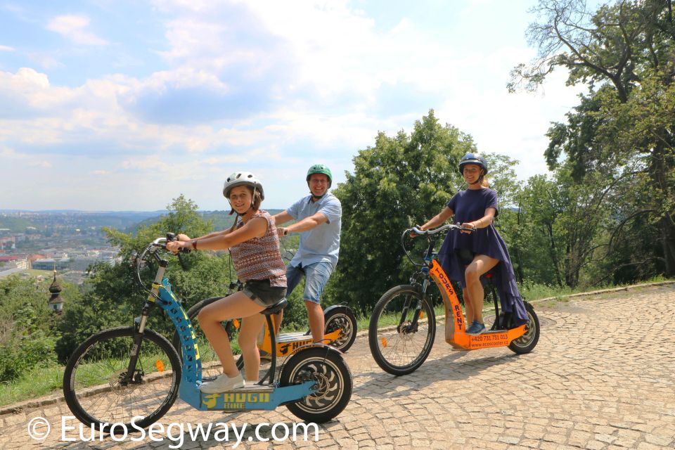 Prague: Tour by Electric Scooter or Cruiser Ebike - Group Size and Languages