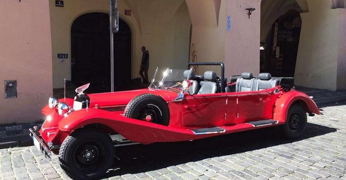 Prague: Vintage Car Ride and Walking Tour - Reservation and Cancellation