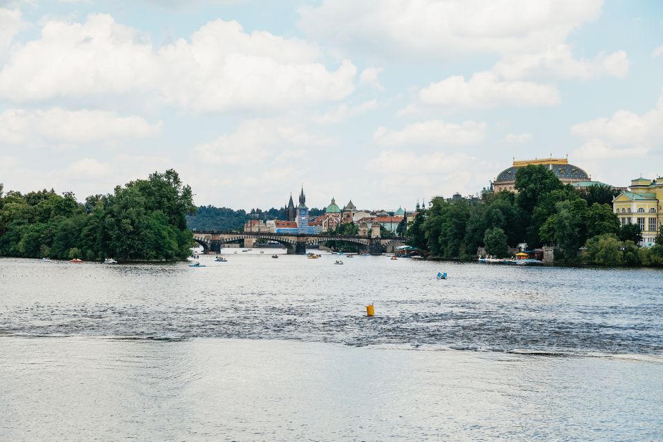 Prague: Vltava River Lunch Cruise in an Open-Top Glass Boat - Cruise Route and Duration