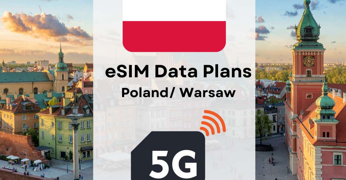 Warsaw: Esim Internet Data Plan for Poland High-Speed 4G/5G - Important Usage Information