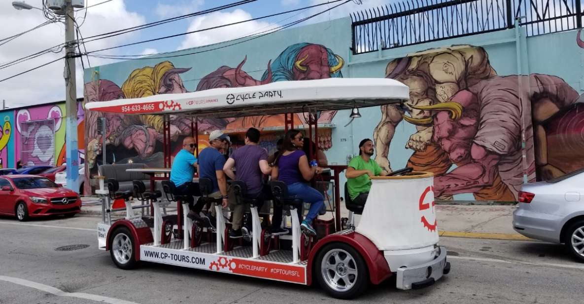 Wynwood Miami: Party Bike Happy Hour Crawl - Frequently Asked Questions