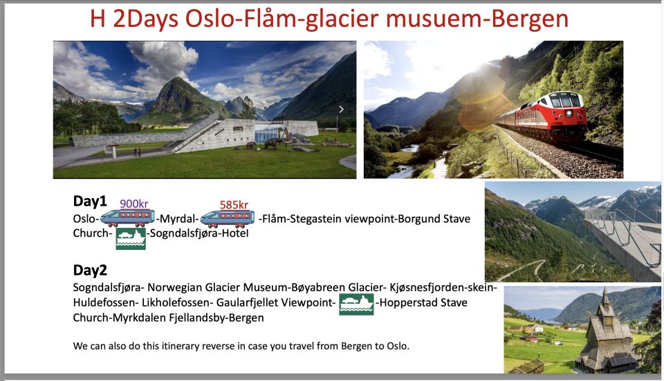 2-Day Tour to Hardanger and Flåm or Sognefjord Glacier, Flexible - Frequently Asked Questions