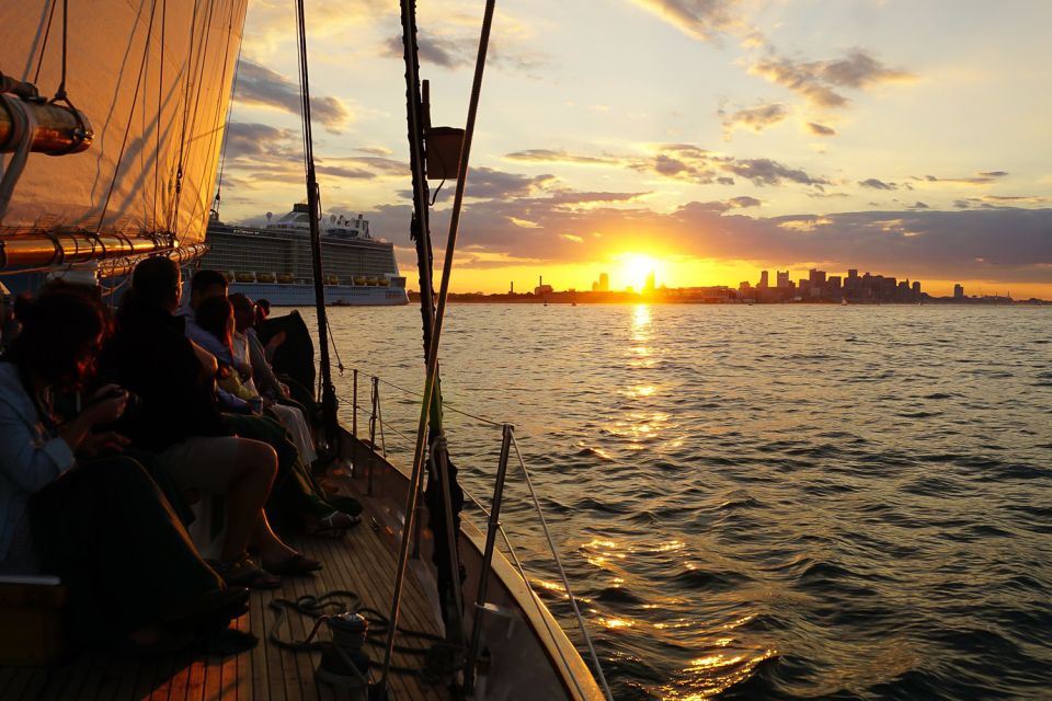 Boston: Harbor Champagne Sunset Sail From Rowes Wharf - Frequently Asked Questions