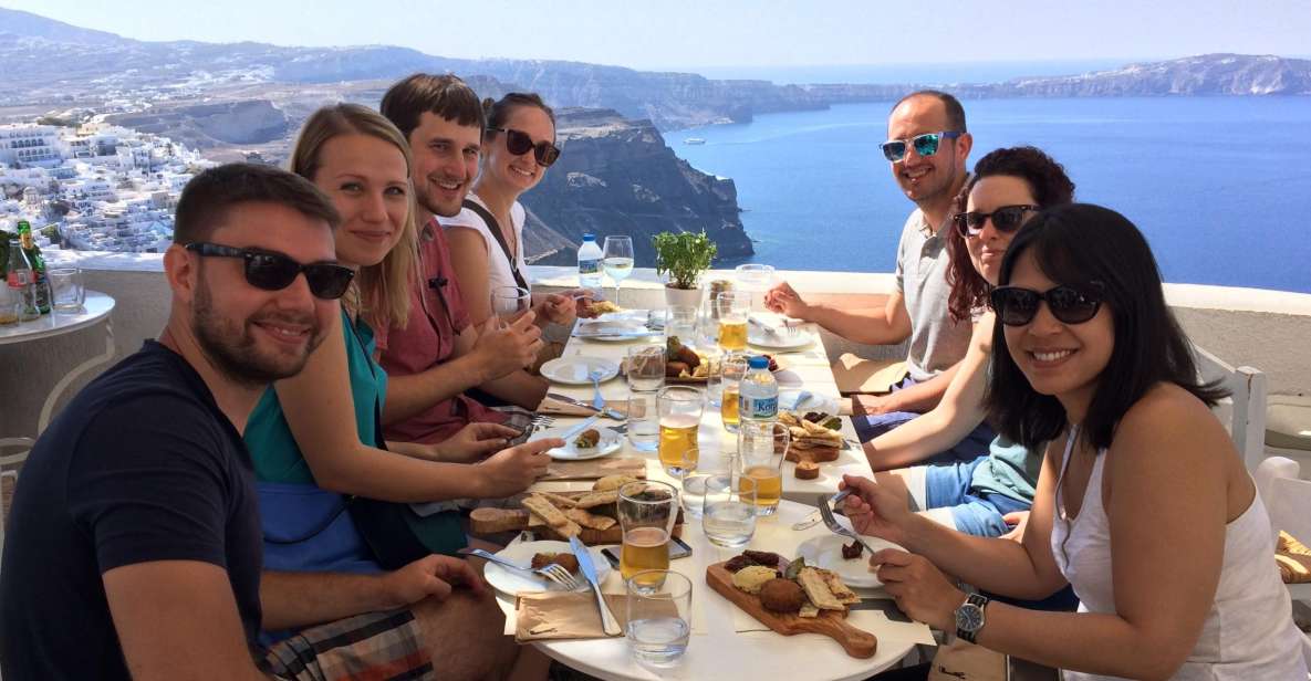 Fira: 4-Hour Walking Food Tour With Tastings - Itinerary Highlights