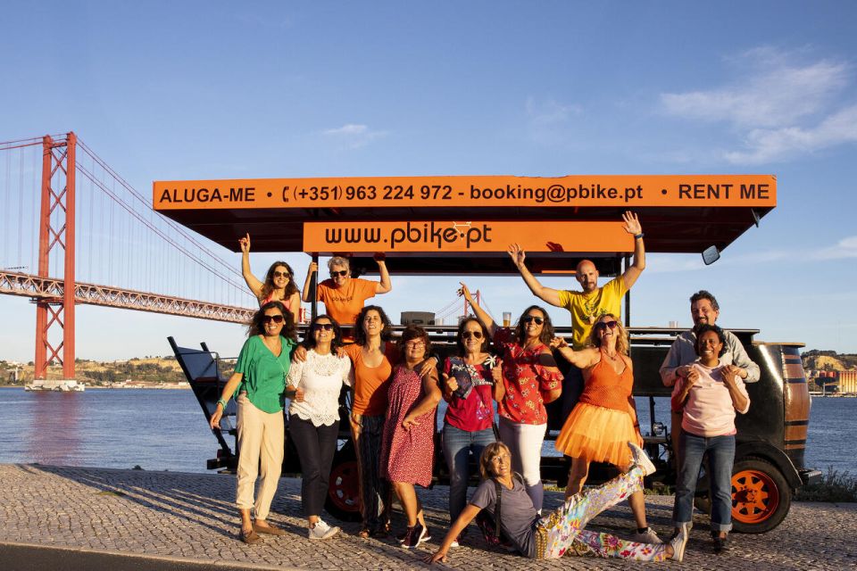 Fun Beer Bike by the Seafront in Lisbon - Frequently Asked Questions