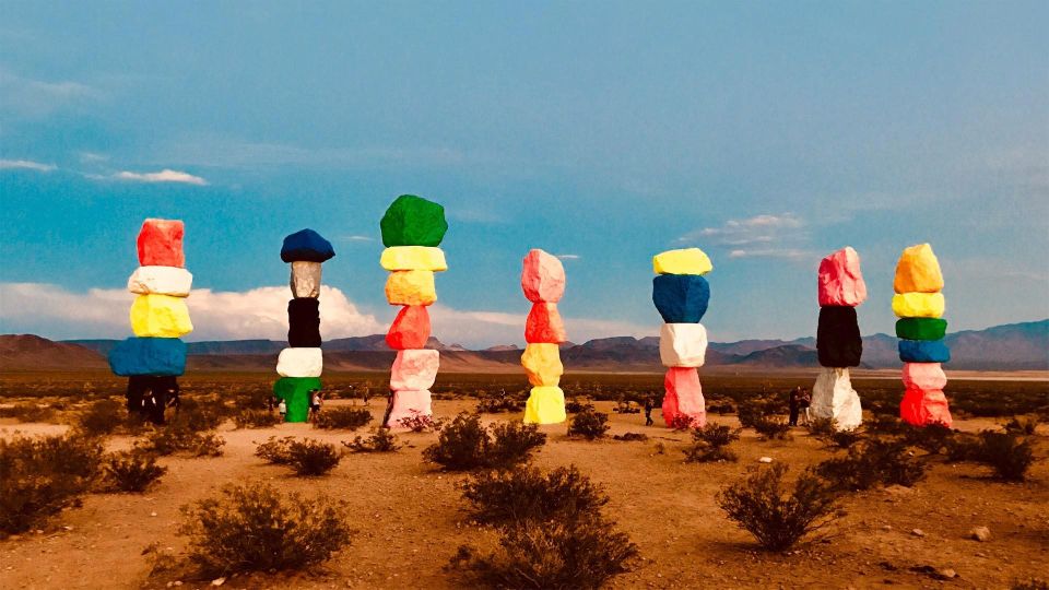 Las Vegas: Mojave, Red Rock Sign and 7 Magic Mountains Tour - Frequently Asked Questions