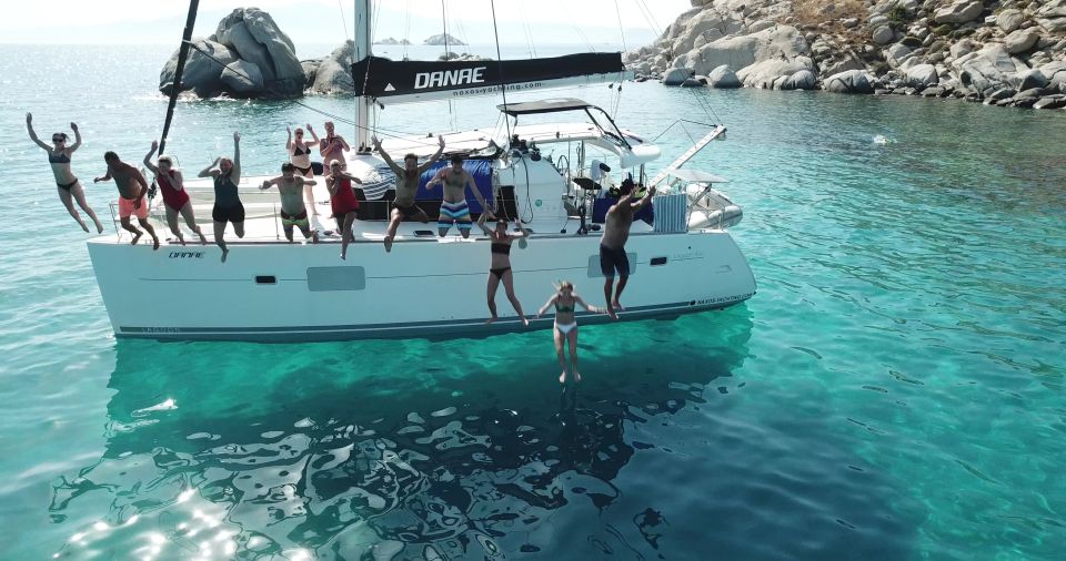 Naxos: Catamaran Cruise With Swim Stops, Food, and Drinks - Frequently Asked Questions