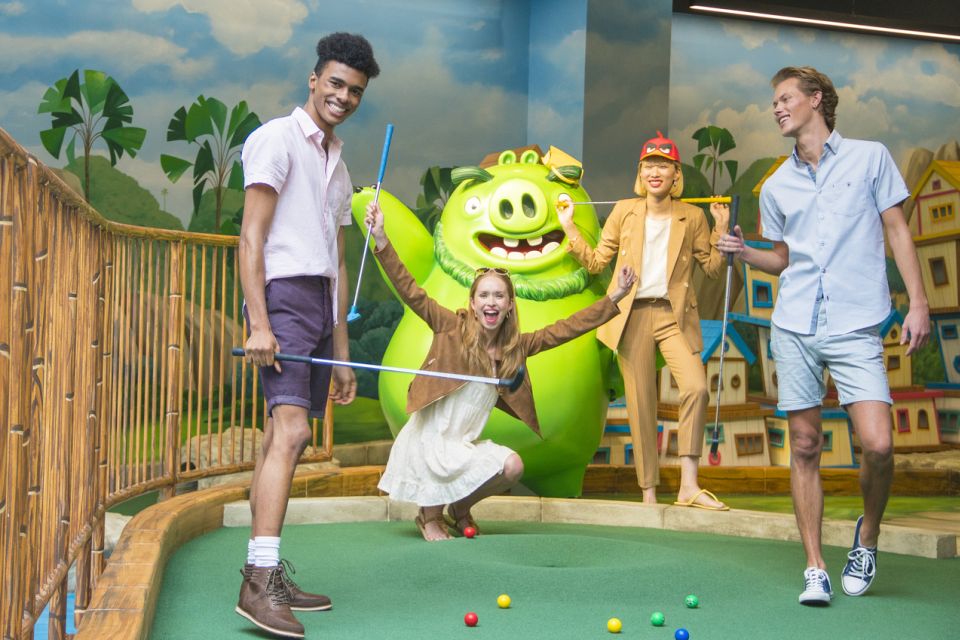 American Dream: Angry Birds Mini Golf Ticket - Key Points