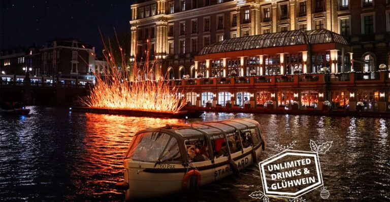 Amsterdam: Light Festival Cruise With Unlimited Drinks Pricing And Booking