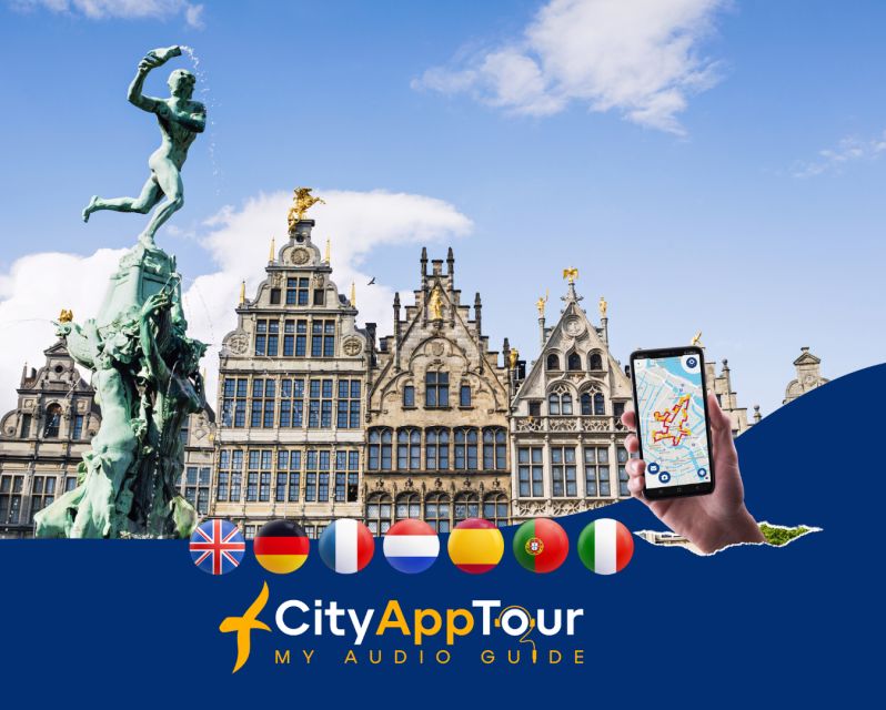 Antwerp: Walking Tour With Audioguide App - Key Points