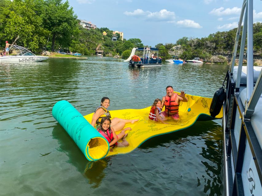 Austin: Lake Austin Private Boat Cruise - Full Sun Shading - Key Points