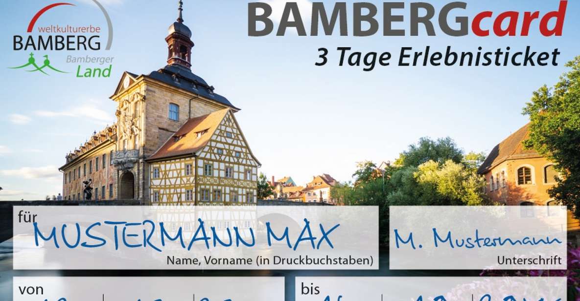 BambergCard: 3-Day, Local Transport Discovery Pass - Key Points