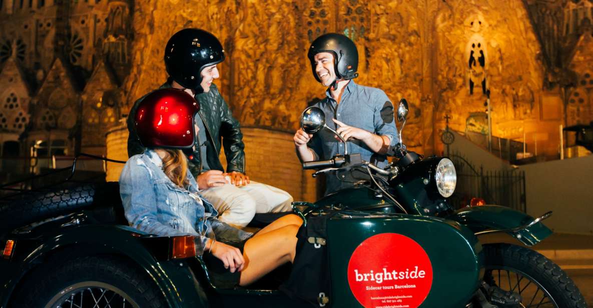 Barcelona: Night Tour on Sidecar Motorcycle - Key Points