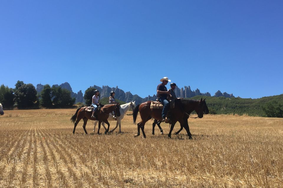 Barcelona: Walking and Horse Riding Day-Trip in Montserrat - Key Points