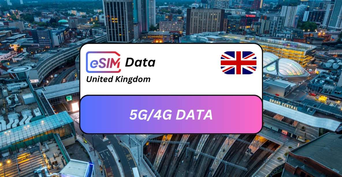 Birmingham: United Kingdom Esim Roaming Data Plan - Key Points