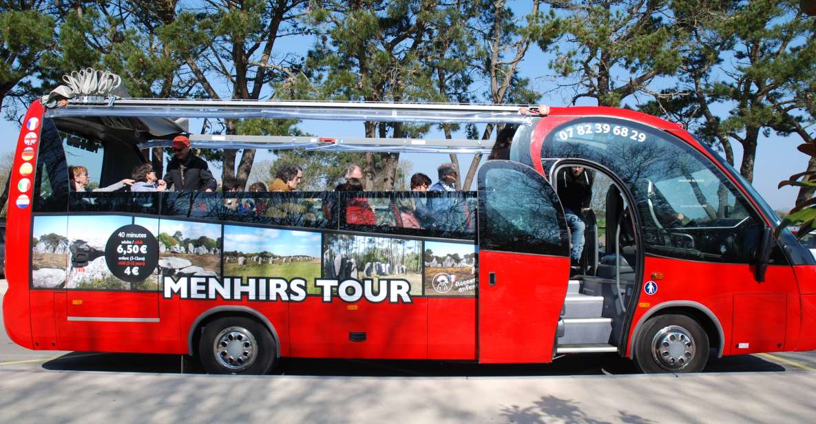 Carnac: Carnac Stones 40-Minute Audio-Guided Bus Tour - Key Points