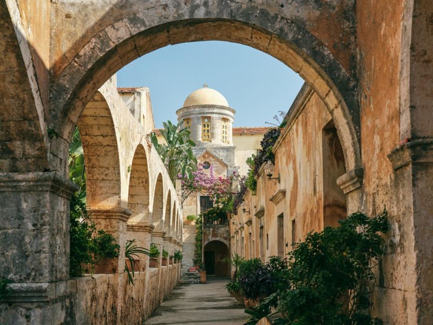 CHANIA Town, Agia Triada Monastery, Botanical Park & Garden - Key Points