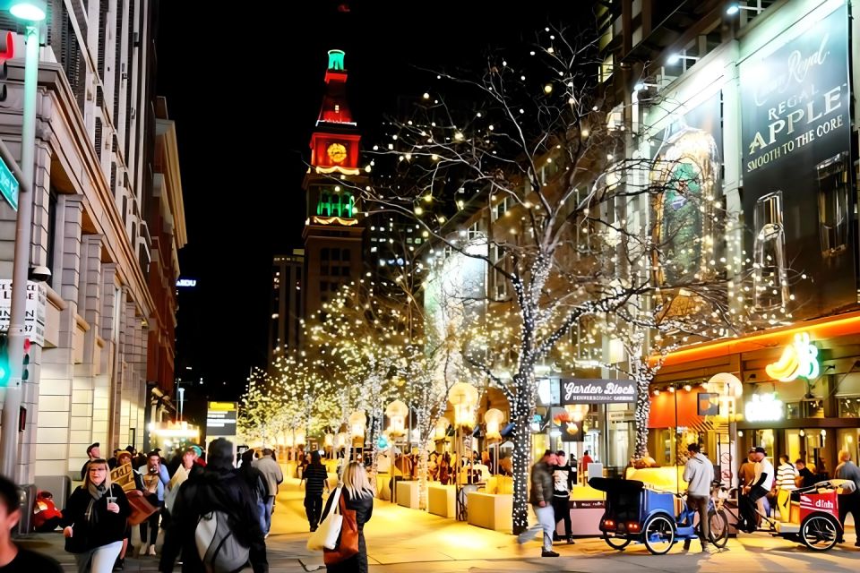 Denver Holiday Lights & Sights Walking Tour - Key Points