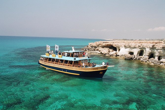 Discovery Sightseeing Boat Trip From Agia Napa - Key Points