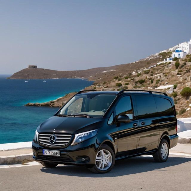 Disposal Service Mykonos: Half Day Private Driver-Mini Van - Key Points