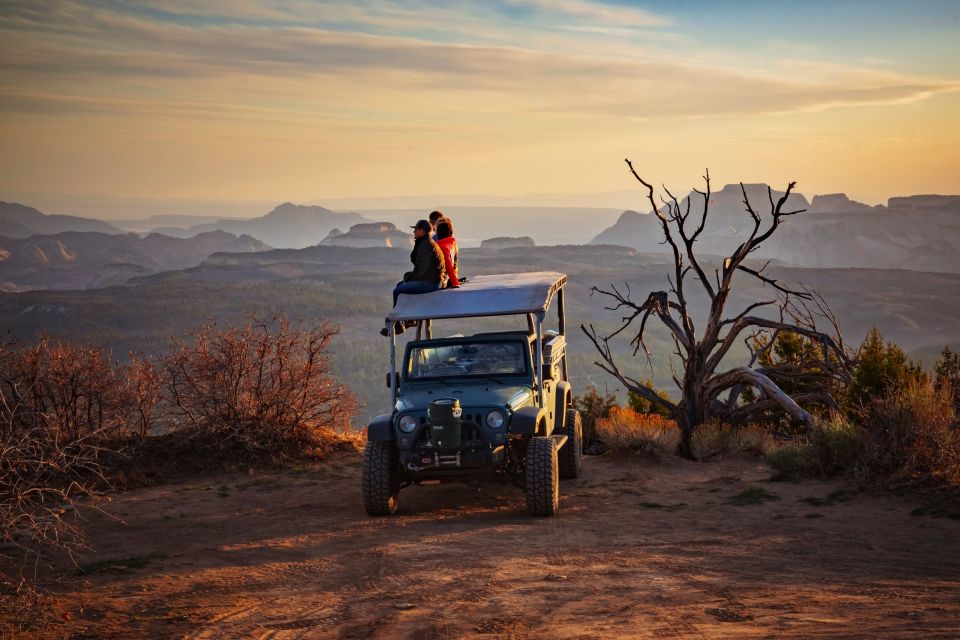 East Zion: Top of the World Sunset Jeep Tour - Key Points