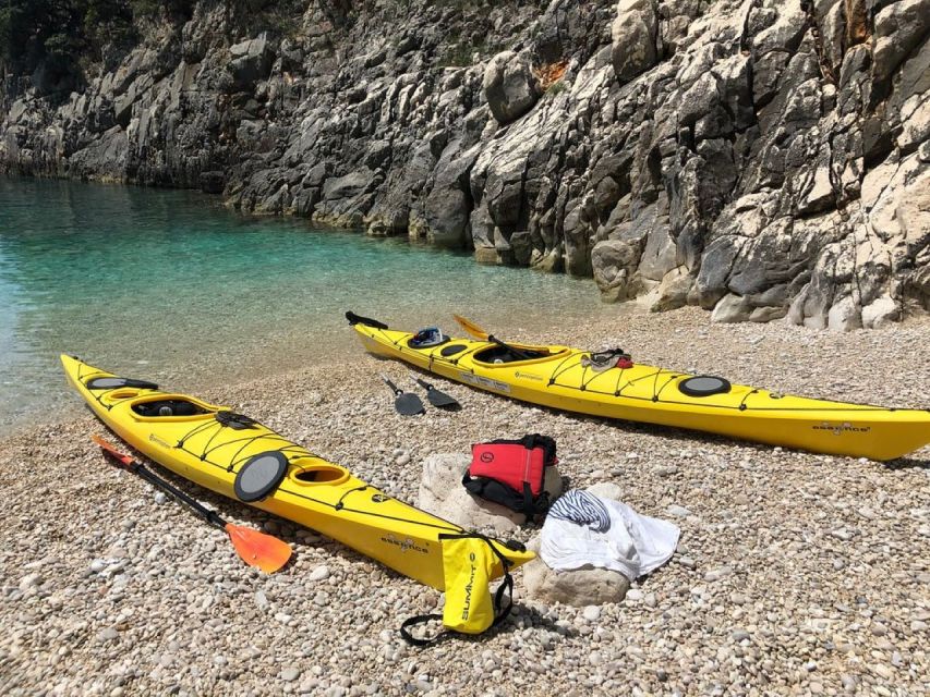 From Agios Ioannis Beach: Kayak Day Trip to Papanikolis Cave - Key Points