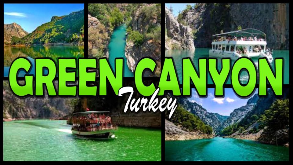 From Antalya: Green Canyon Boat Tour With Lunch - Key Points