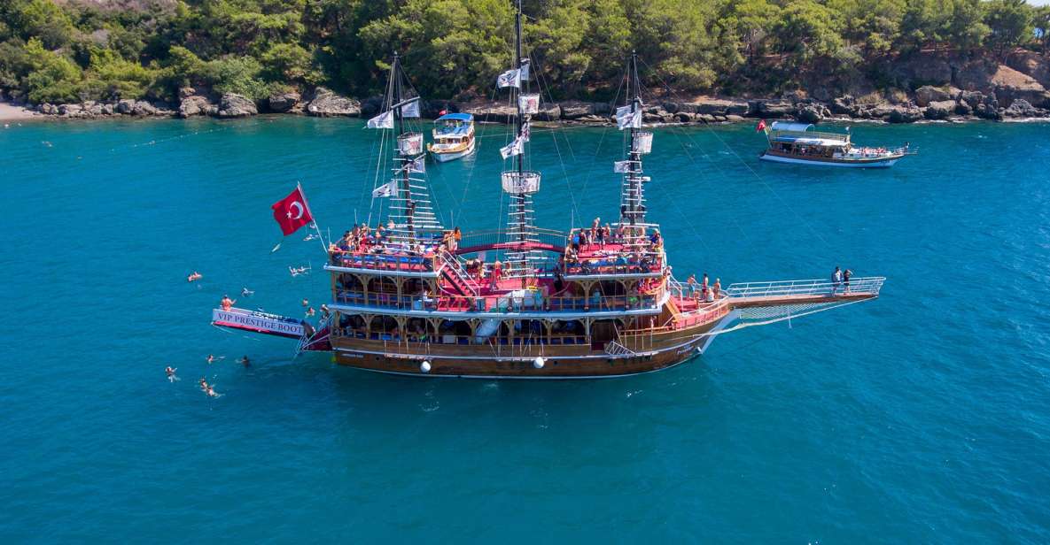 From Antalya: Pirate Ship Cruise to Hidden Beaches of Kemer - Key Points