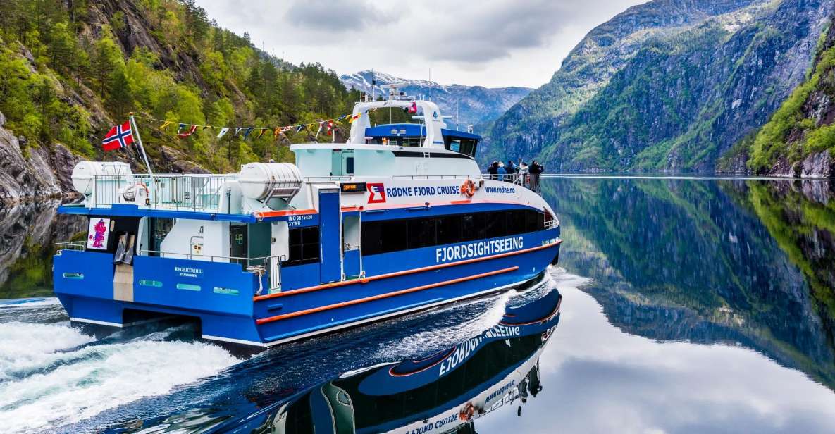 From Bergen: Scenic Fjord Cruise to Mostraumen - Key Points