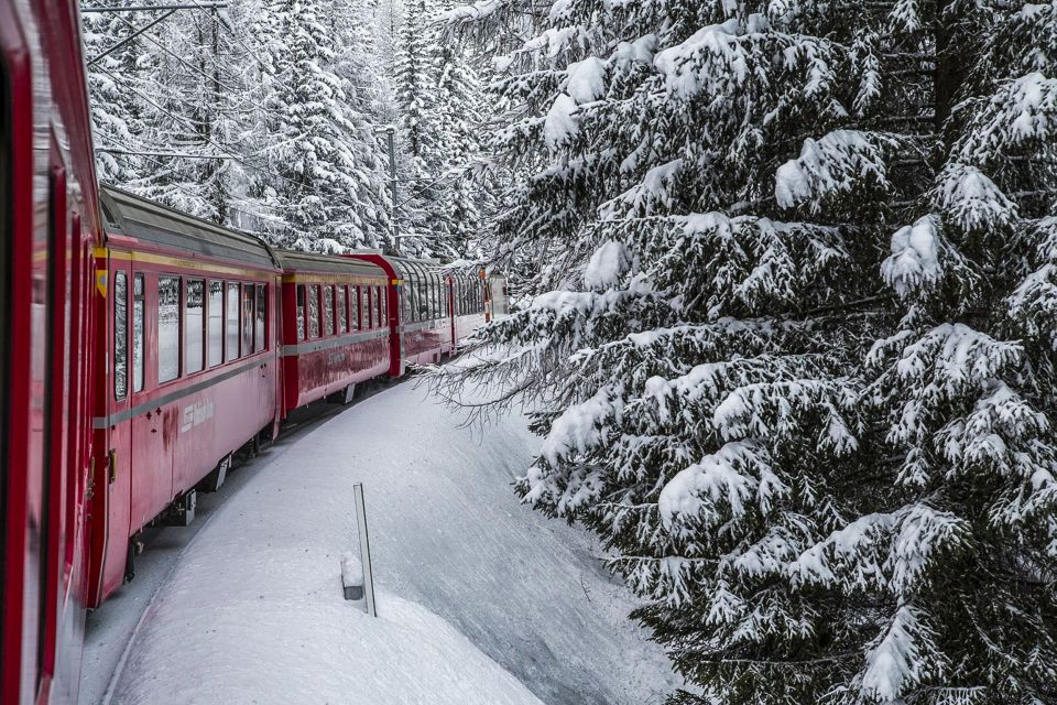 From Milan: Lake Como Cruise, St. Moritz & Bernina Red Train - Key Points