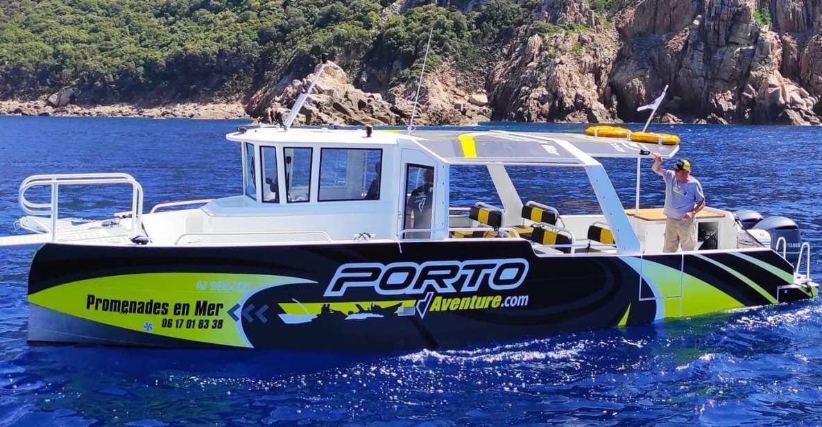 From Porto: Piana Creeks, Scandola on Family Boat - Key Points